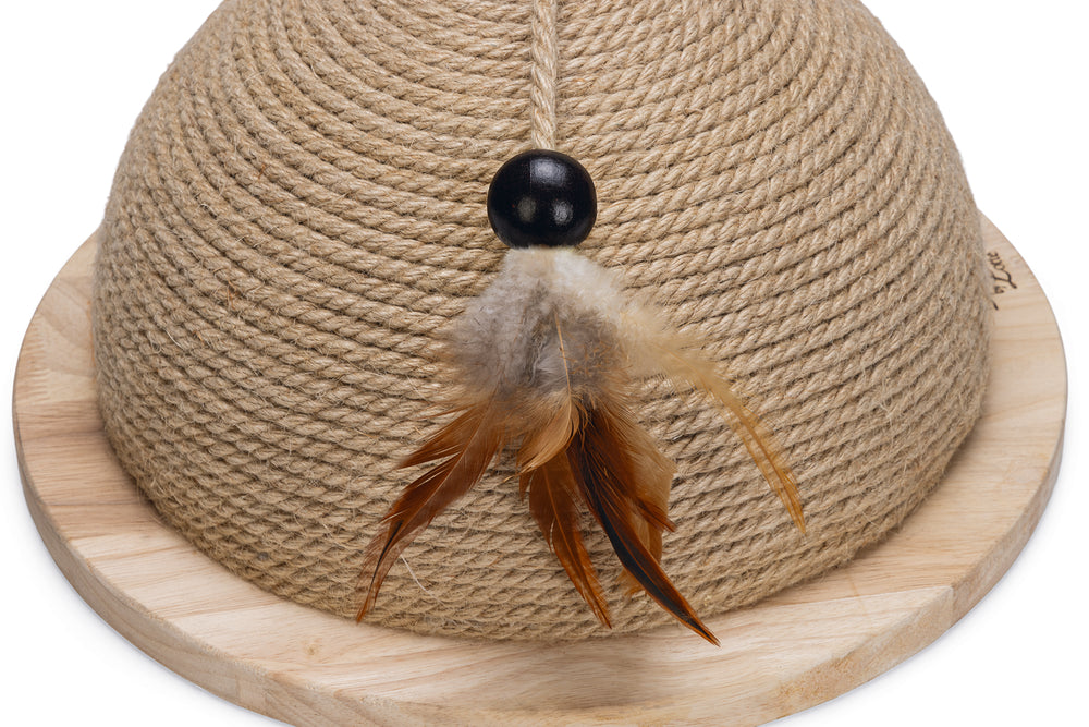 DBL HOUT HALVE KRABBOL VIVI 34,5