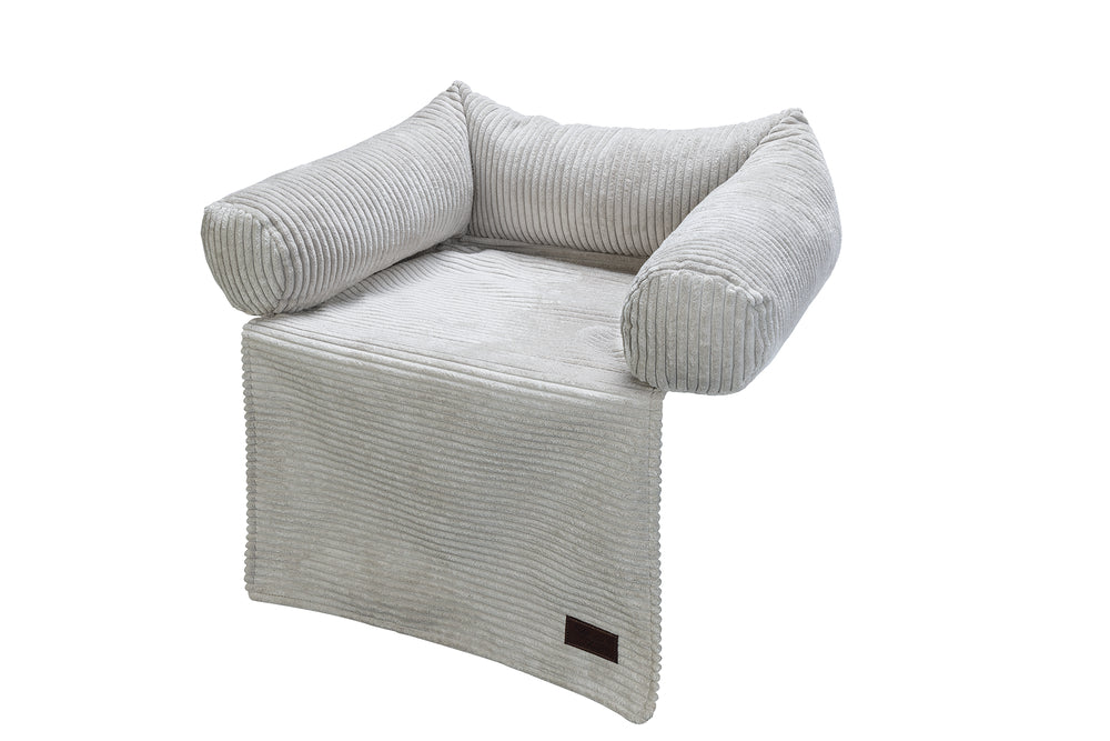 DBL BANKKUSSEN RIBBED LGRS 50X50X30