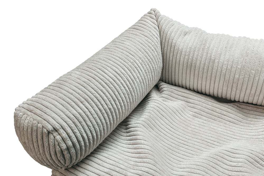 DBL BANKKUSSEN RIBBED LGRS 50X50X30