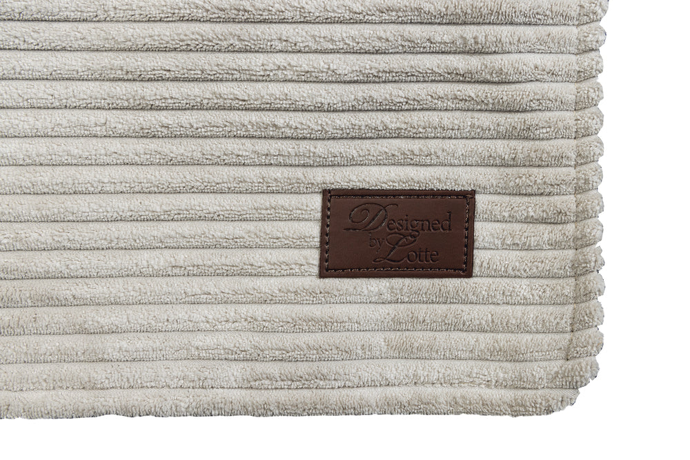 DBL BANKKUSSEN RIBBED LGRS 50X50X30