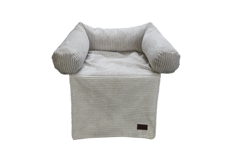 DBL BANKKUSSEN RIBBED LGRS 50X50X30