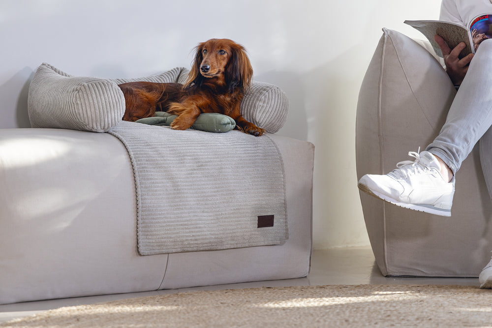 DBL BANKKUSSEN RIBBED LGRS 50X50X30