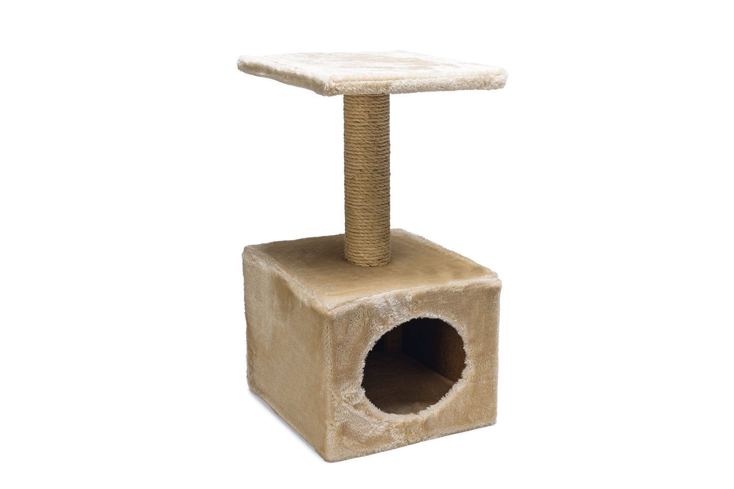 Beeztees Christa - Krabpaal - Beige - 30x30x57 cm