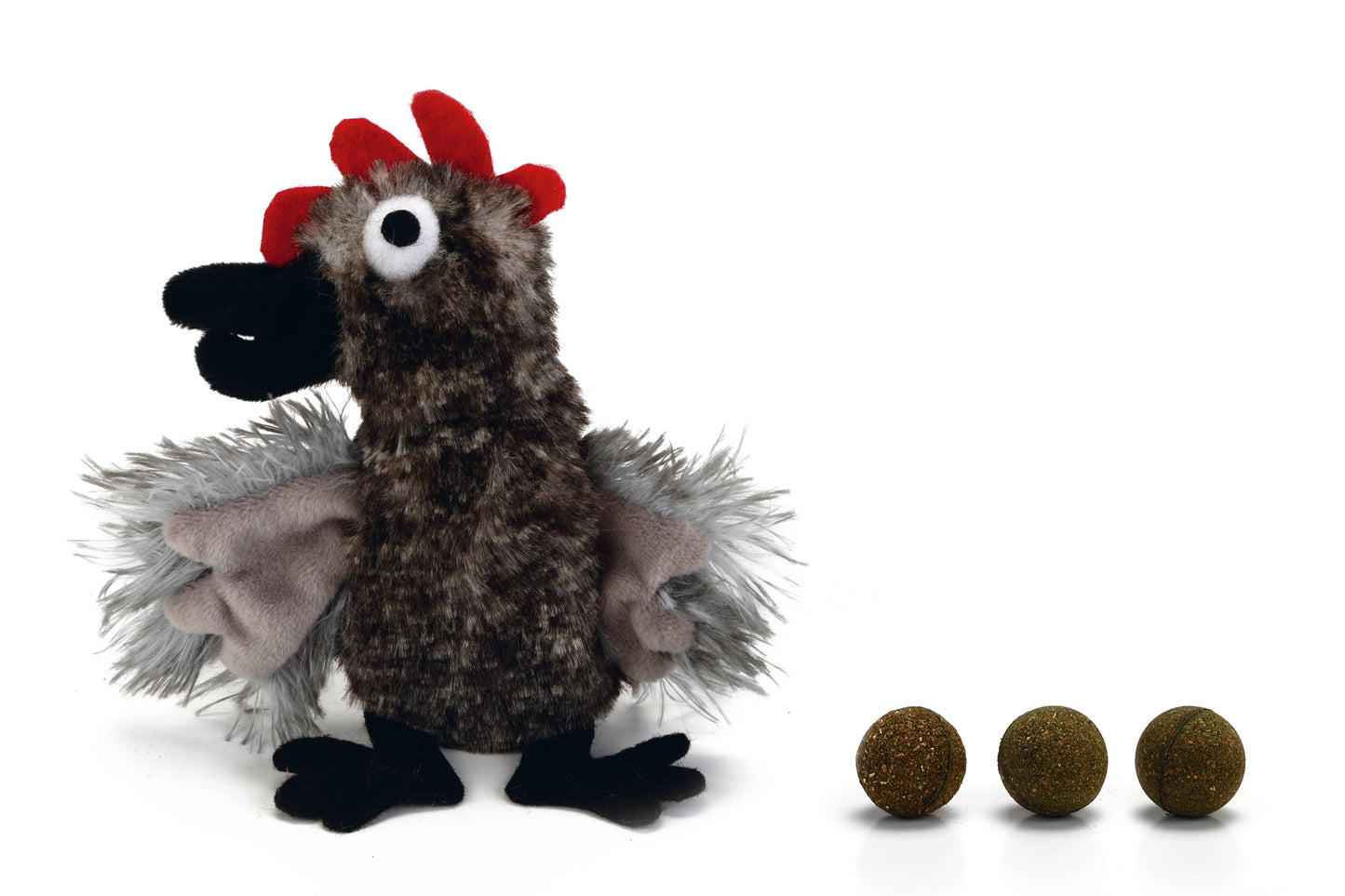 De Beeztees Hedgehog is een leuk pluche kattenspeeltje met geperste catnip ballen. In het speeltje zijn gaten gemaakt, zodat je de catnip ballen erin kunt doen. Door de catnip wordt het speeltje extra aantrekkelijk voor jouw kat of kitten, waardoor jouw maatje ermee wilt blijven spelen.