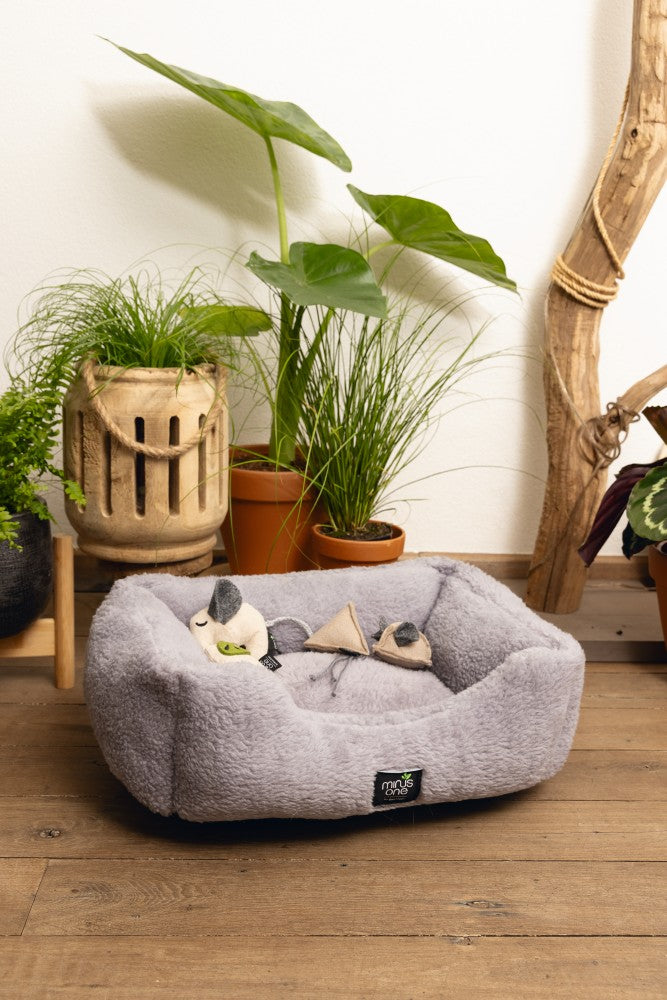 Beeztees Minus One Muis Luca - Kattenspeelgoed - Assorti - 2 Stuks