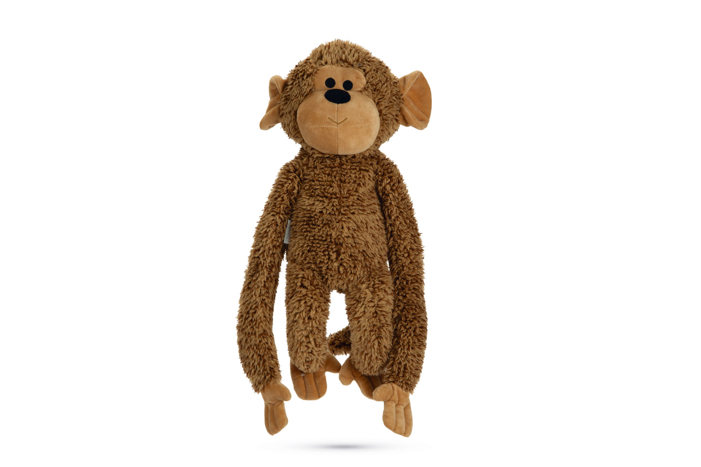 De Beeztees Jungle Brothers is een mooie en zachte hondenknuffel collectie zonder piep. Hierdoor hoef je niet bang te zijn voor de hele dag gepiep in huis. Deze knuffels zijn goed herkenbaar aan de lange armen en gepaste Jungle Look. De Jungle Brothers Collectie van Beeztees bestaat uit dieren: James Olifant Jessy "Jungle" Schaap Vik Aap Mees Luiaard