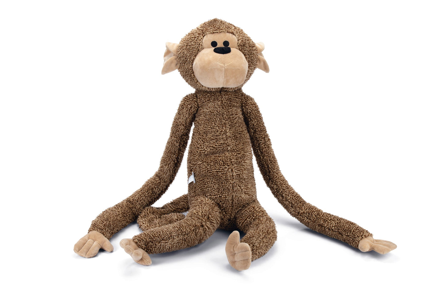 Een leuke extra XL grote hondenknuffel mag dan ook niet ontbreken! De Beeztees Jungle Brothers is een mooie en zachte hondenknuffel collectie zonder piep. Hierdoor hoef je niet bang te zijn voor de hele dag gepiep in huis. Deze knuffels zijn goed herkenbaar aan de lange armen en gepaste Jungle Look. De Jungle Brothers Collectie van Beeztees bestaat uit dieren: Vik Aap XL Mees Luiaard XL