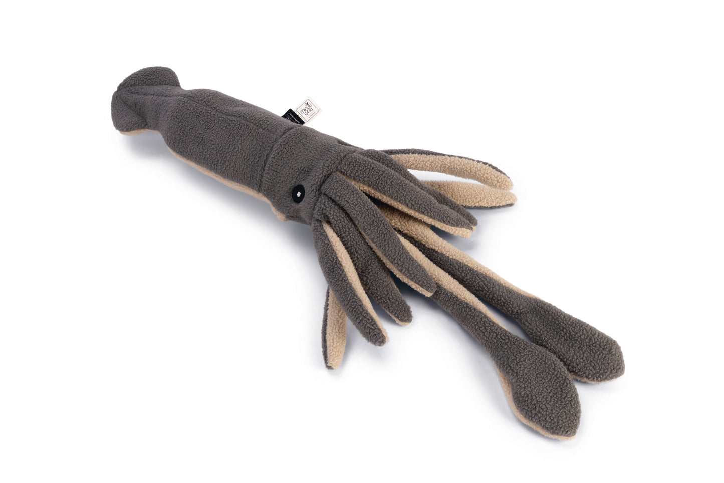 Beeztees Minus One Inktvis - Hondenspeelgoed - Grijs/Beige - 56x10x4 cm