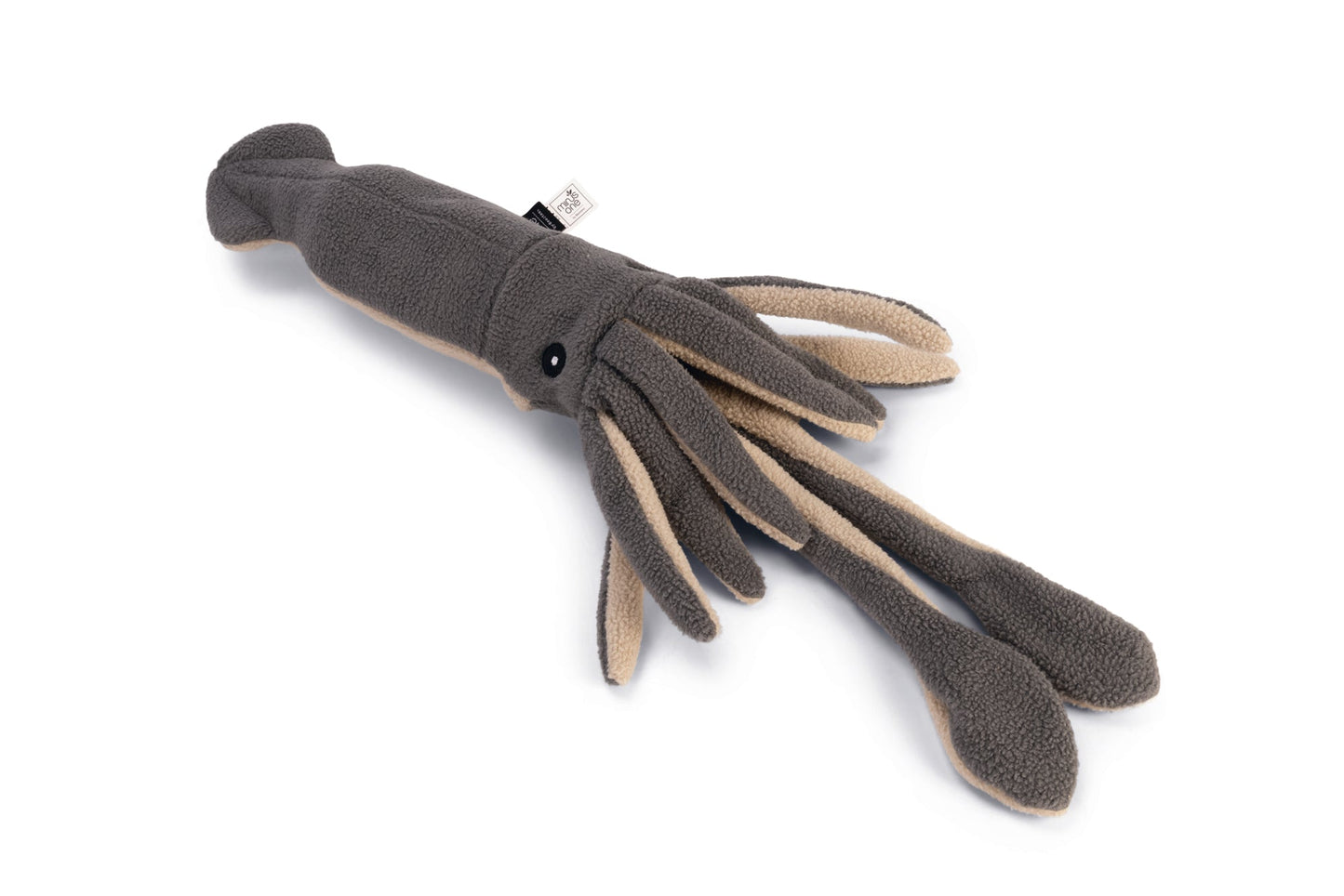 Beeztees Minus One Inktvis - Hondenspeelgoed - Grijs/Beige - 56x10x4 cm