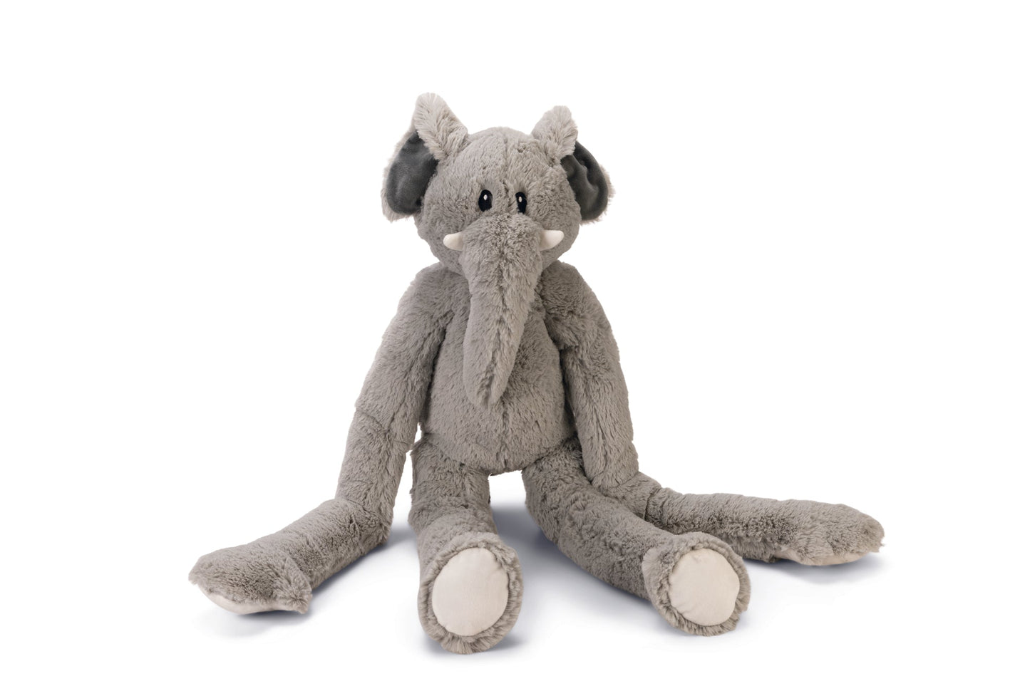 Beeztees XL Olifant James - Hondenspeelgoed - Pluche - Grijs