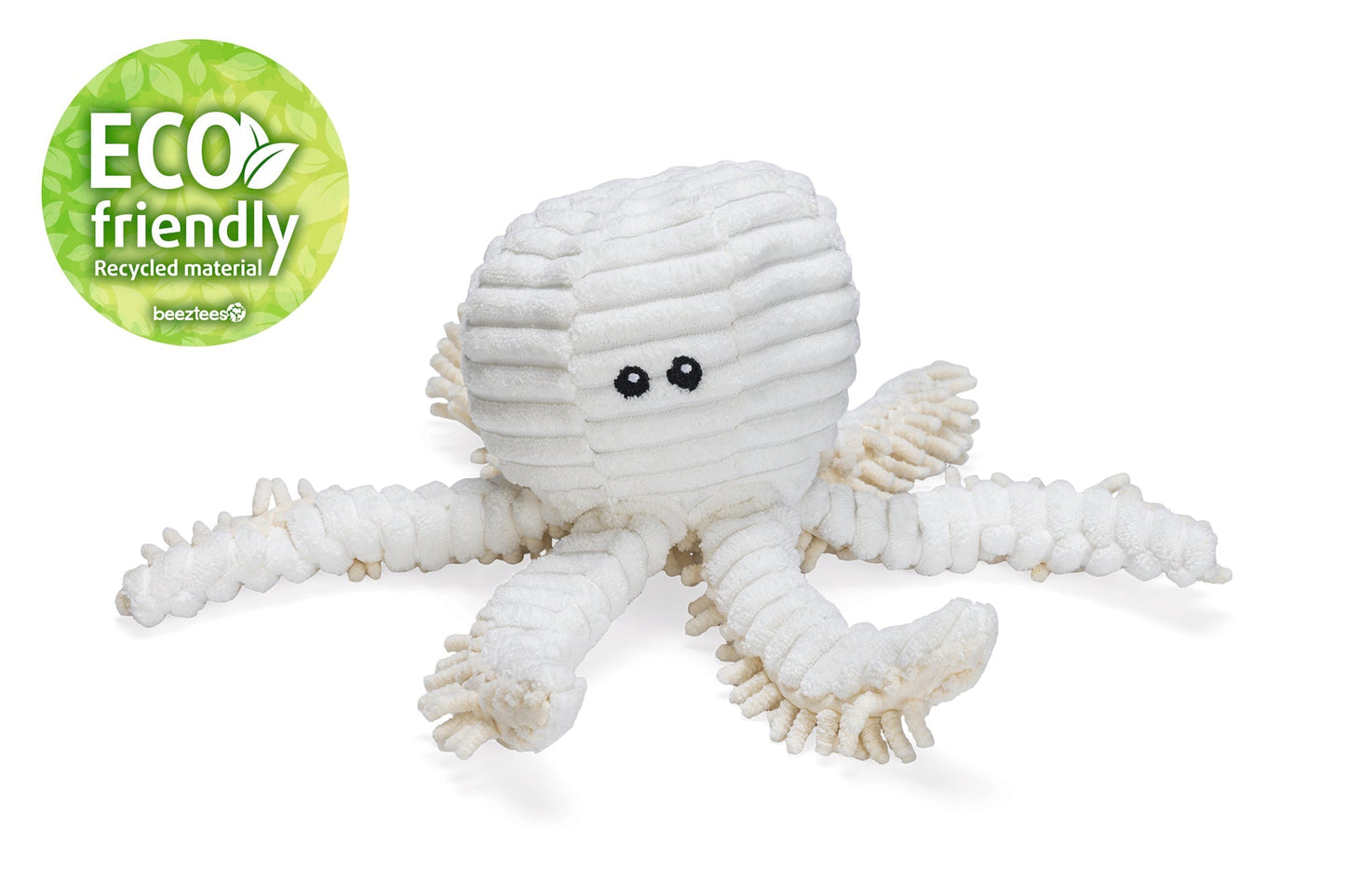 Beeztees Eco Octopus Okki - Hondenspeelgoed - Fleece - 100% Gerecycled