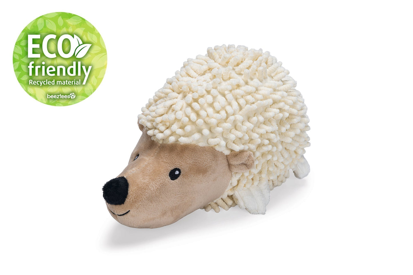 Beeztees Eco Egel Ittie - Hondenspeelgoed - Fleece - 100% Gerecycled -