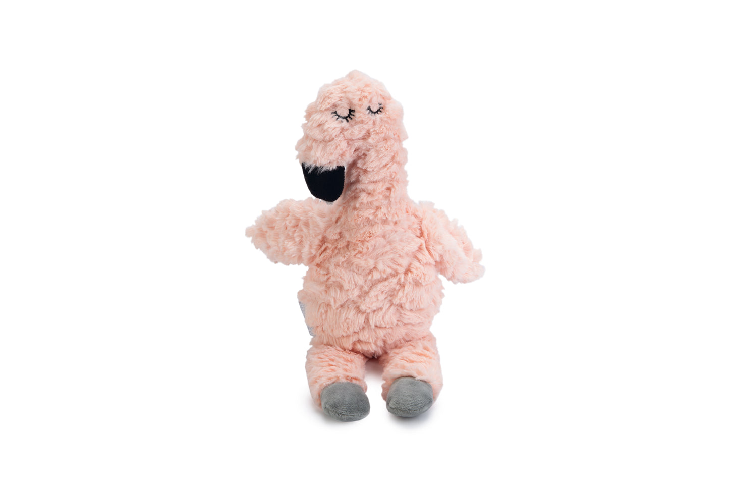 beeztees heartbeat flamingo knuffeltje