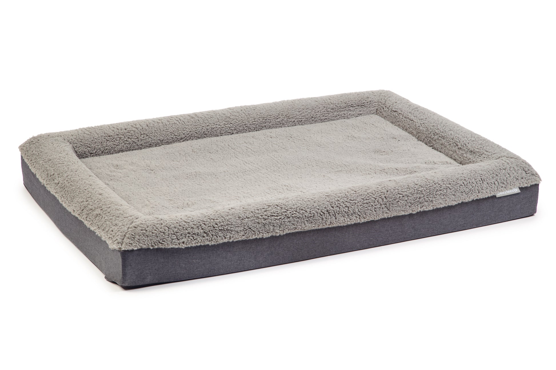 Beeztees memory foam ligbed Yura - Hondenkussen - Grijs - 120x80x15cm