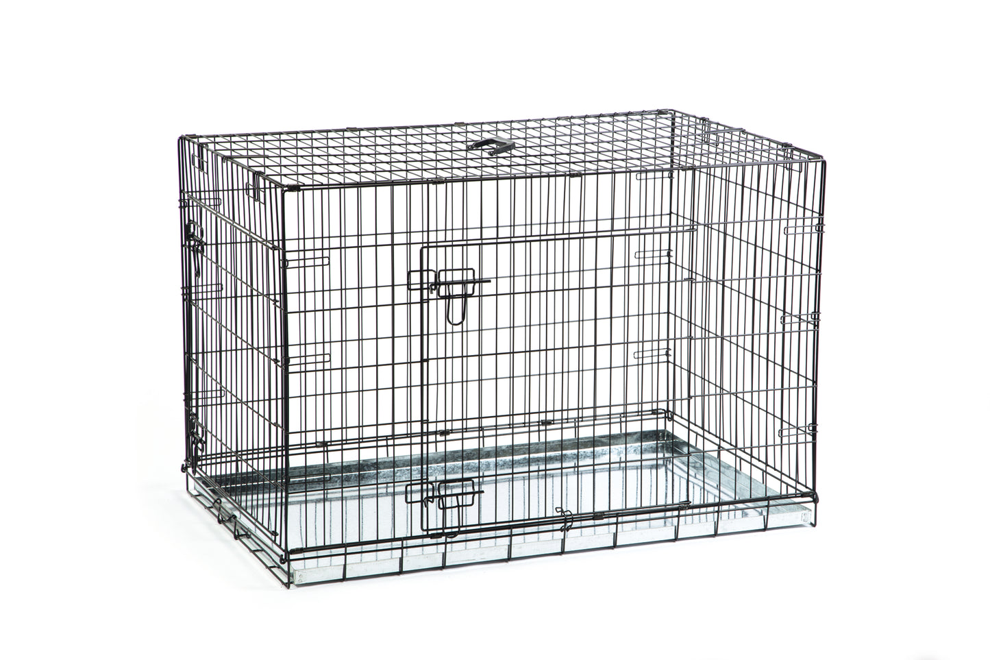 In de Beeztees Hondenbench geef je jouw pup of hond een eigen plek, waarbij je zeker weet dat er niks kapot gaat in huis. Deze bench met 2 deuren, is inklapbaar en daardoor ook gemakkelijk op te bergen. Doordat de bench 2 deuren heeft, kun je de bench vrijwel overal in huis neerzetten. Door middel van het handvat aan de bovenkant, kun je de ingeklapte bench gemakkelijk verplaatsen en opbergen.