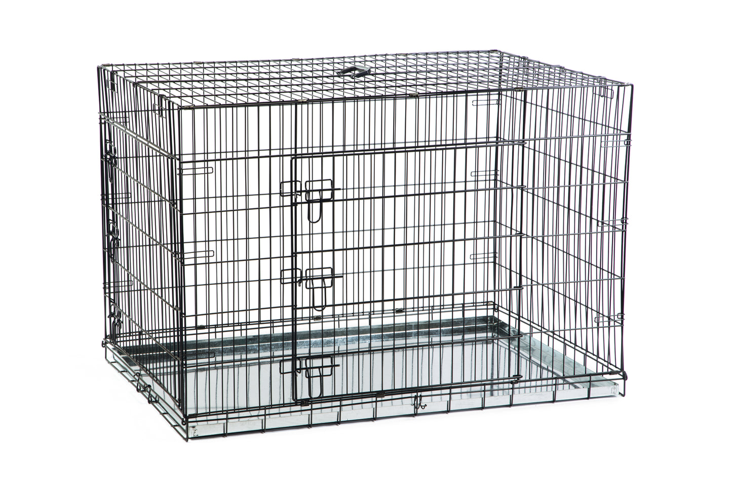 In de Beeztees Hondenbench geef je jouw pup of hond een eigen plek, waarbij je zeker weet dat er niks kapot gaat in huis. Deze bench met 2 deuren, is inklapbaar en daardoor ook gemakkelijk op te bergen. Doordat de bench 2 deuren heeft, kun je de bench vrijwel overal in huis neerzetten. Door middel van het handvat aan de bovenkant, kun je de ingeklapte bench gemakkelijk verplaatsen en opbergen.