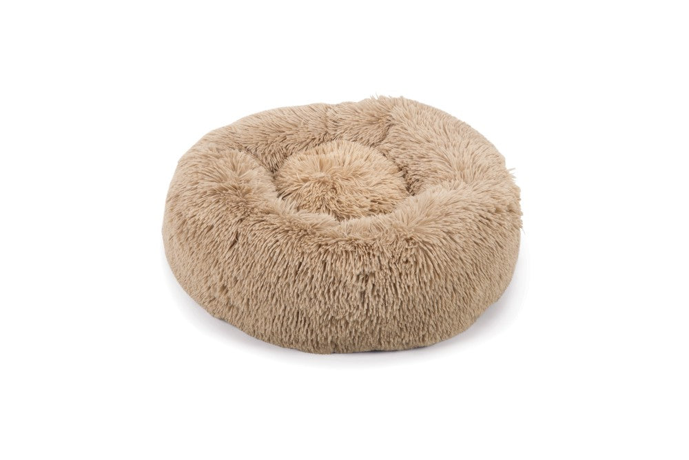 fluffy Yali donut mand beige 50 cm beeztees