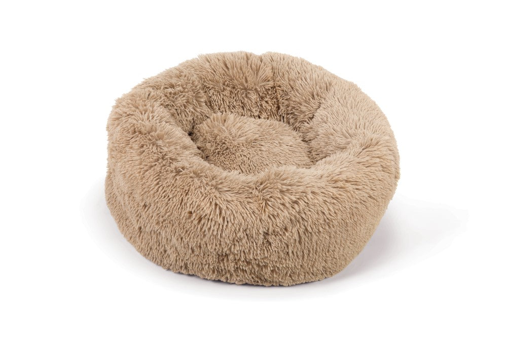 fluffy Yali donut mand beige 60 cm beeztees
