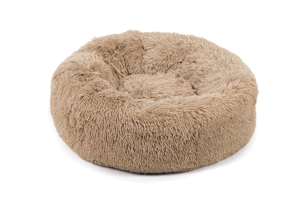 fluffy Yali donut mand beige 70 cm beeztees
