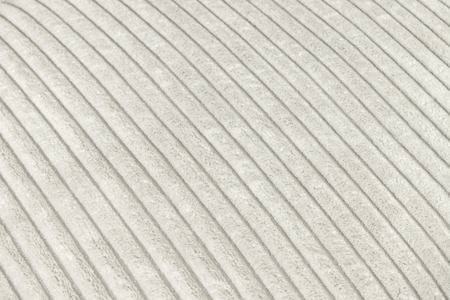 Desgined by Lotte Hoofdkussen Ribbed - Hond - Lichtgrijs - 35x23 cn