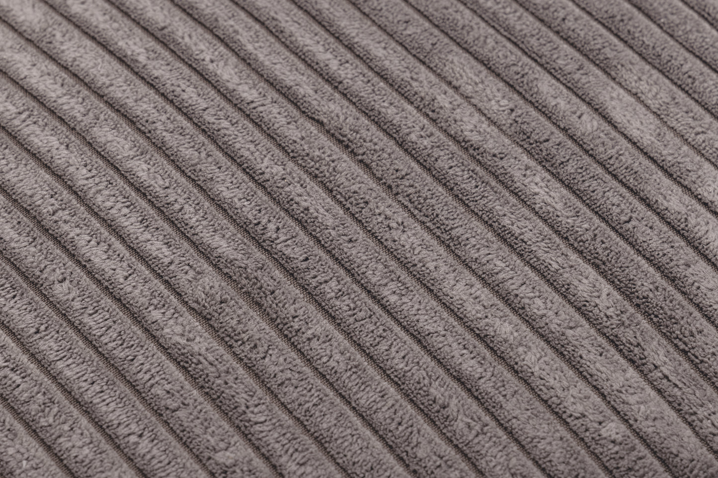 Desgined by Lotte Hoofdkussen Ribbed - Hond - Bruin - 35x23 cn