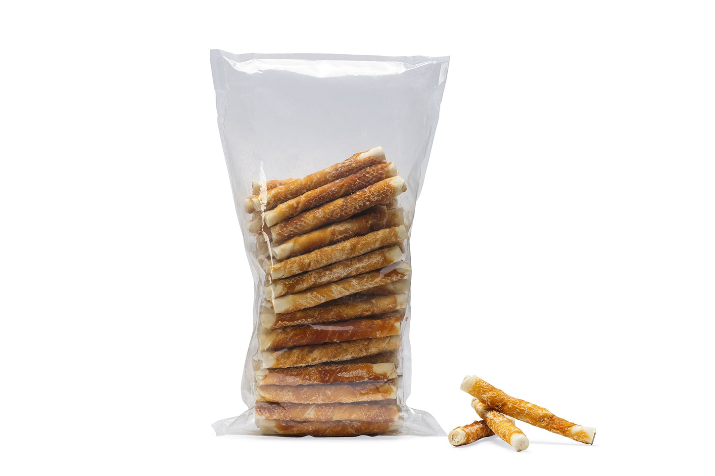 Beeztees Culinair Kauwstick met Kip - Hondensnacks - Bulkverpakking - 60 stuks