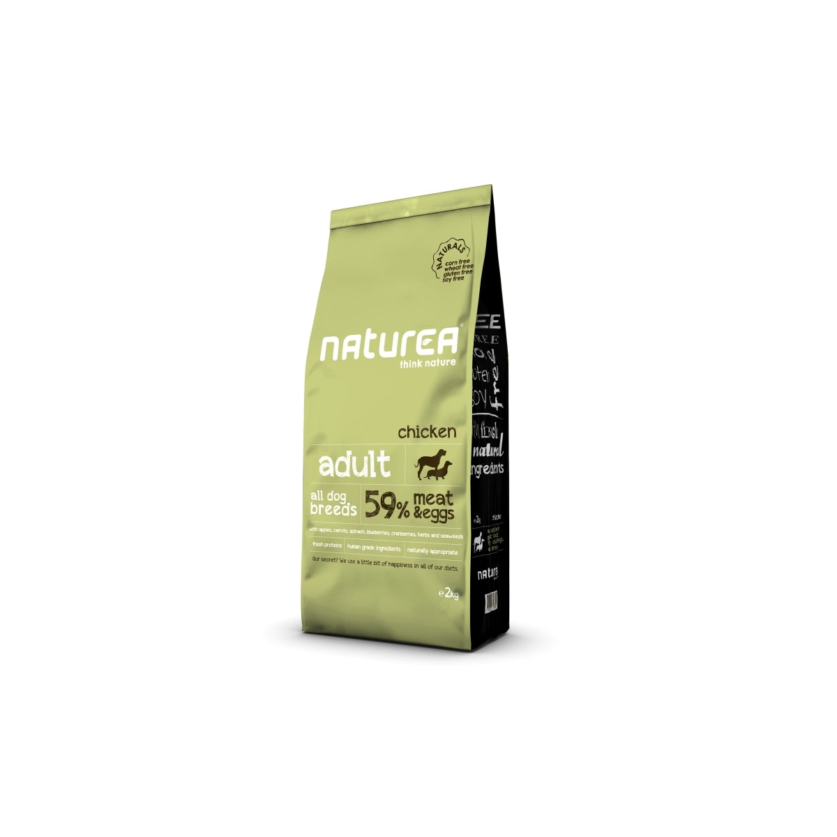 Volgens het Naturally Appropriate Concept is NATURALS Adult - all breeds ontworpen met een grote bron van dierlijke proteïne-ingrediënten, vrij van toegevoegde hormonen, maïs, tarwe, soja en glutenvrij. Met behulp van de Never Frozen geavanceerde technologie, die de voedingswaarde, de hoogste smaak en de beste conservering van alle vitamines en aminozuren biedt, is Adult Chicken de keuze om je harige vriend energiek, gezond te houden en een langer en gelukkig leven mogelijk te geven.