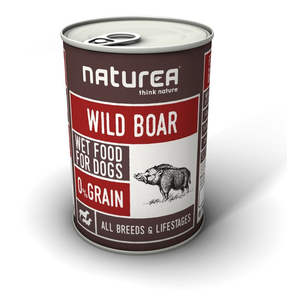 Naturea wet food for dogs wild boar