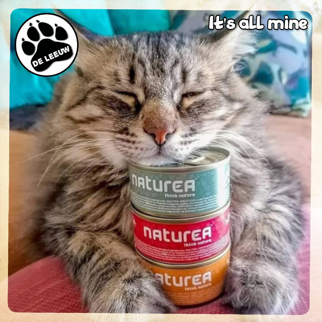 Naturea Tonijn & Kip is graanvrij en gemaakt van hoogwaardige eiwitten, wat zorgt voor een gezonde, uitgebalanceerde voeding voor uw kat. Ingrediënten van hoge kwaliteit zorgen ervoor dat u het optimale dieet voor de behoeften van uw huisdieren biedt.Naturea Tonijn & Kip is graanvrij en gemaakt van hoogwaardige eiwitten, wat zorgt voor een gezonde, uitgebalanceerde voeding voor uw kat. Ingrediënten van hoge kwaliteit zorgen ervoor dat u het optimale dieet voor de behoeften van uw huisdieren biedt.