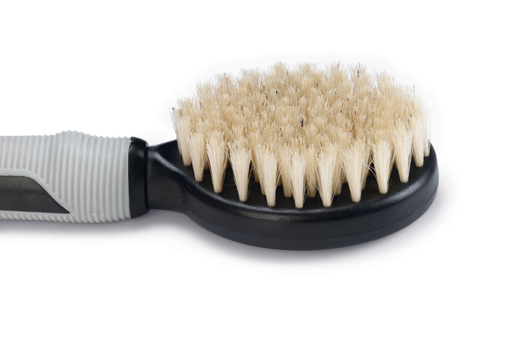 Beeztees Puppy Borstel - Hondenverzorging - Zwart/Grijs - 23x6x3,5 cm