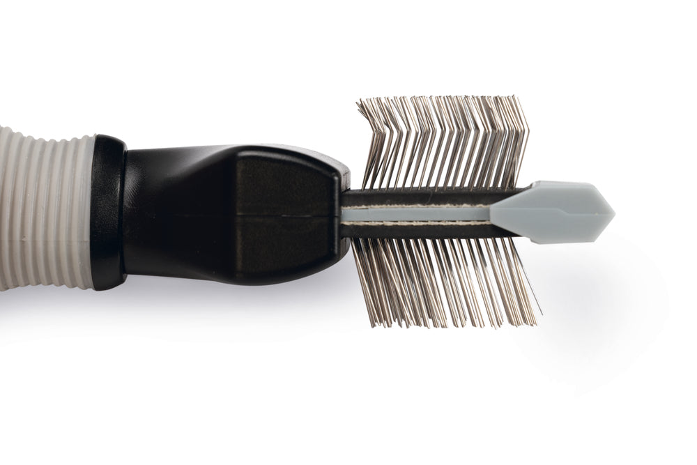 Beeztees Flexibele Slickerborstel - 2-zijdig - Hondenverzorging -