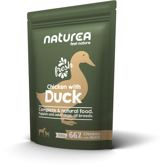 Naturea Dog Wet Food Chicken Duck 6 x 300 gr. De Leeuw Dierenwinkel