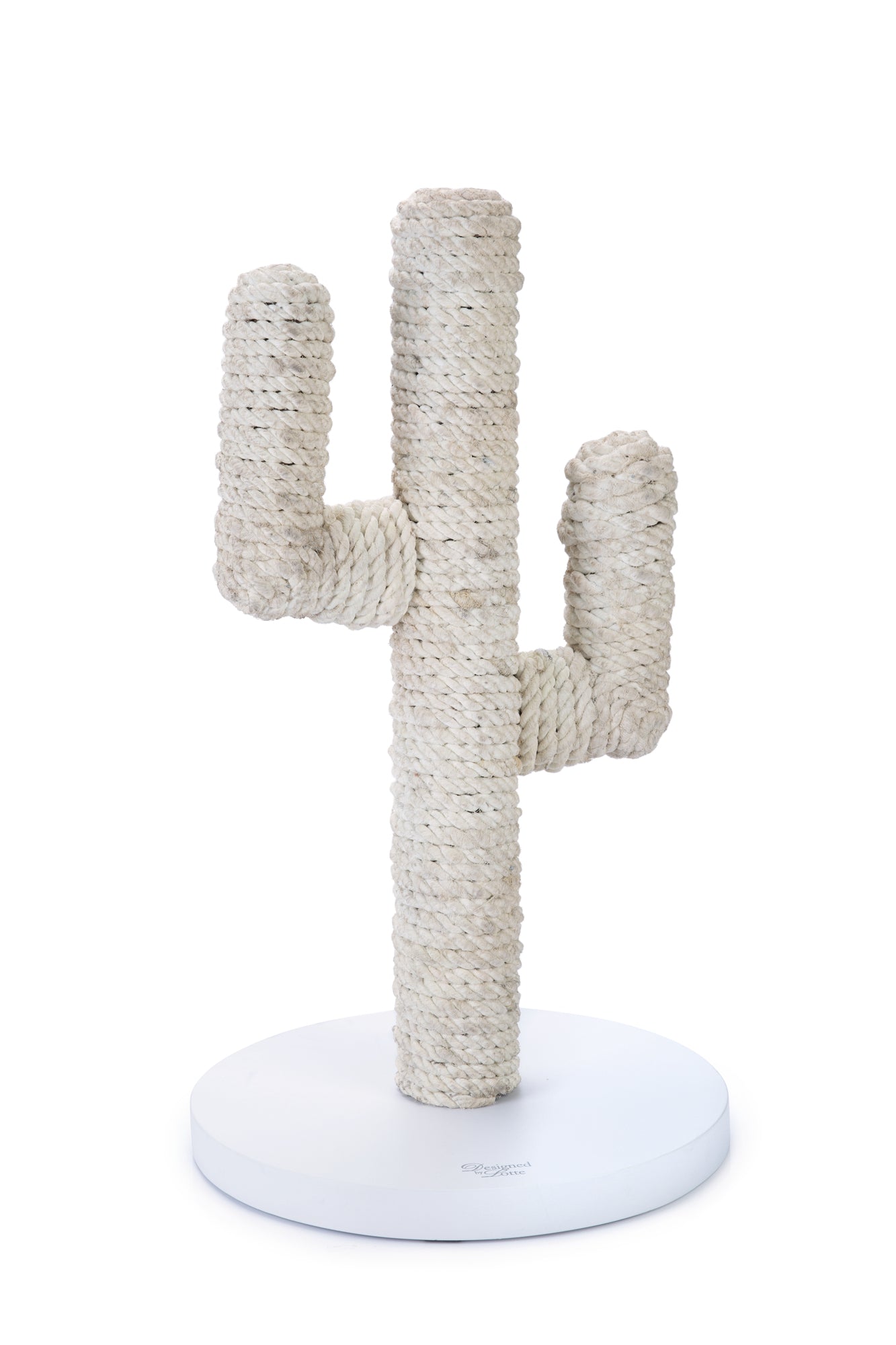 Cactus krabpaal witte kleur 60 cm hoog van designed by lotte