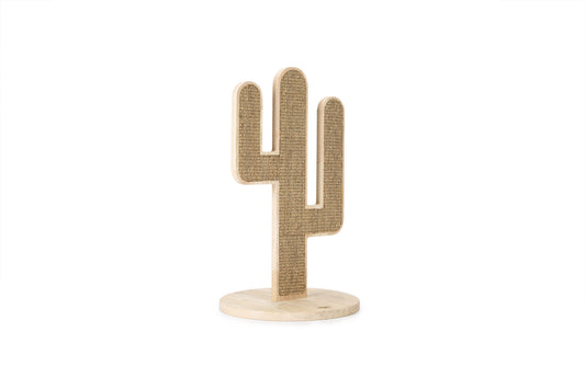 Waarschijnlijk ken je de super populaire Cactus krabpaal van het topmerk Designed by Lotte al? Daar hebben we nu een variant van opgenomen in ons aanbod, namelijk de Cactus Oze Krabpaal.  Deze krabpaal is van hetzelfde topmerk, maar net een beetje anders, doordat deze cactus plat is in plaats van rond. Het leuke van deze krabpaal is, dat er aan beide kanten kan worden gekrabd en dat de krabpaal mooi staat in ieder interieur!