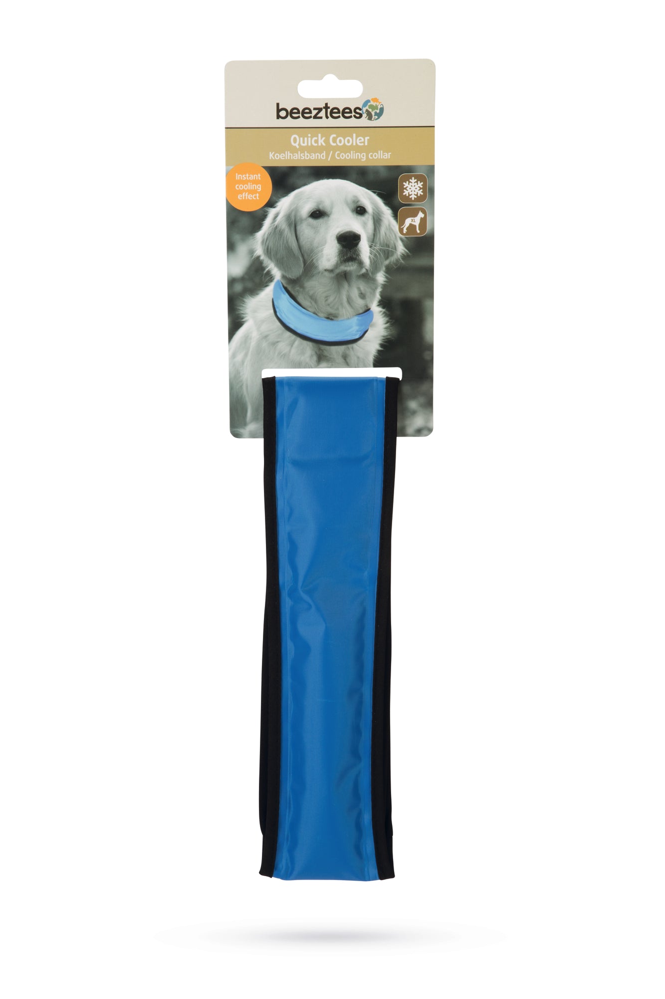 Geef jouw hond verkoeling tijdens een warme zomerdag, met de Beeztees Izi Quick Cooler Hondenhalsband. Het voordeel van deze halsband is, dat de halsband direct klaar voor gebruik is. De halsband is gevuld met een gelvulling, die onmiddellijk werkt. Hierdoor hoeft de halsband niet vooraf gekoeld of nat te worden gemaakt.