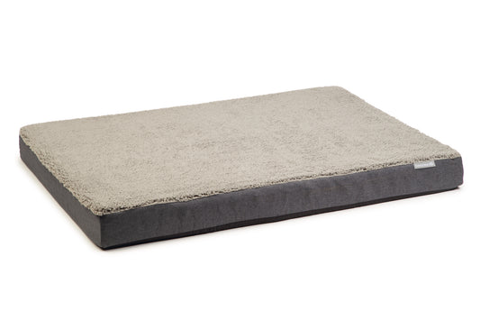 Beeztees memory foam Zira - Hondenkussen - Grijs - 120x80x10cm
