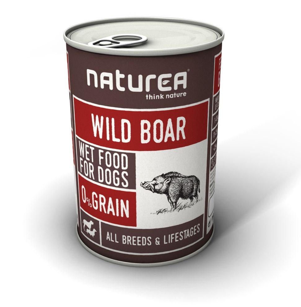 Naturea wet food for dogs wild boar