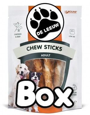The Meaty Boxby Box: Boxby Chew Sticks Boxby Duck Slices Boxby Fish Cubes Boxby Lamb Trainers